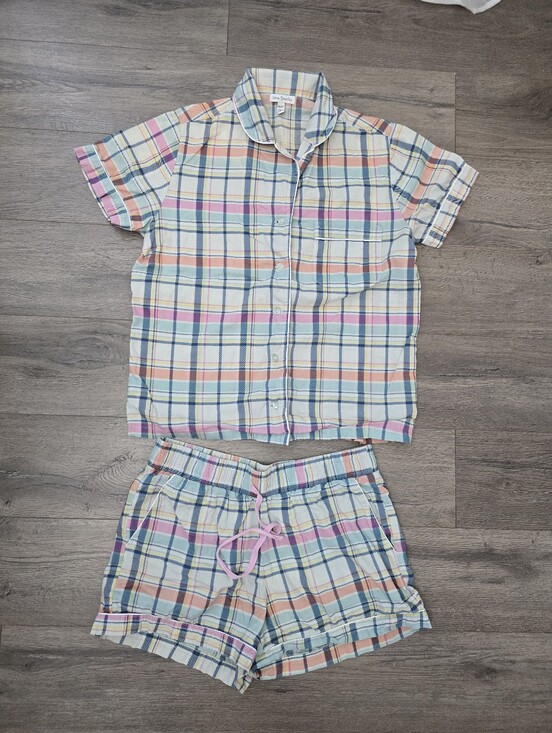 Vera Bradley Other - Vera Bradley Plaid Pajama Set Size XS Comfort Pastels Loungewear